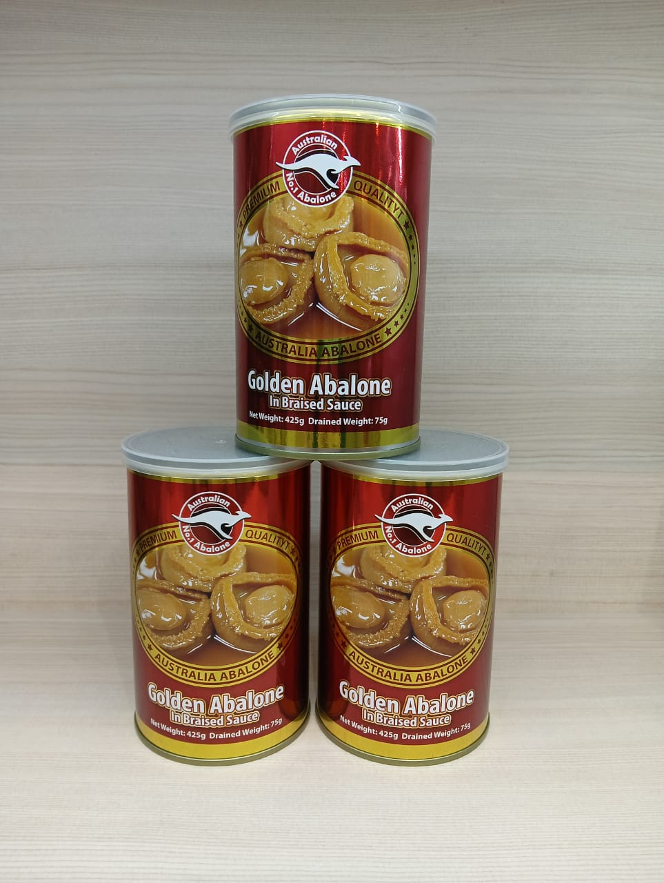 1 Heads Australia Golden Abalone in Brine Sance【75G】